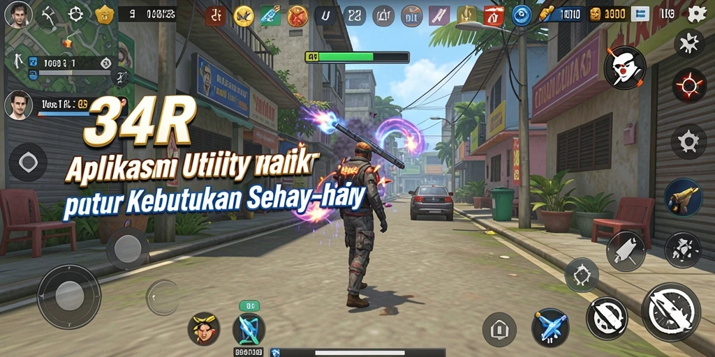 Tampilan utama aplikasi 34R dengan fitur manajemen tugas yang intuitif.
