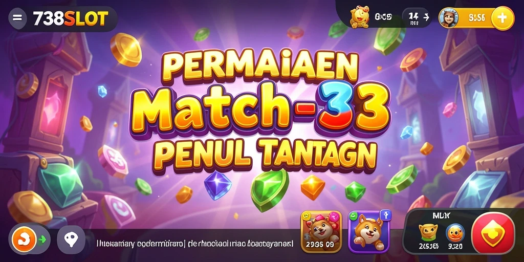 Tangkapan layar gameplay 738SLOT yang menarik dan penuh warna.