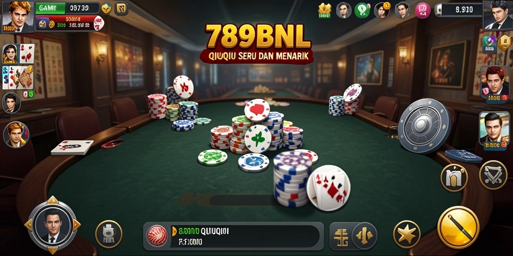 Screenshot gameplay 789BNL menampilkan keseruan bermain QiuQiu.