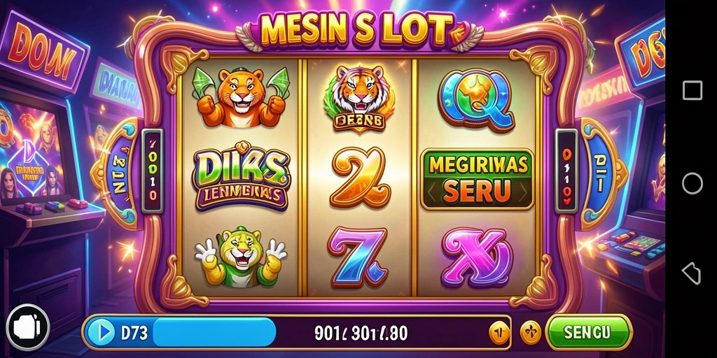 Gameplay D73 yang menarik dengan tampilan grafis terbaik.