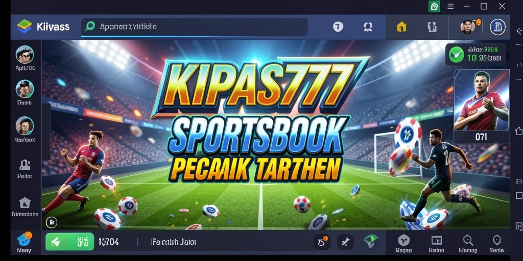 Tampilan antarmuka KIPAS777 saat melakukan taruhan olahraga.