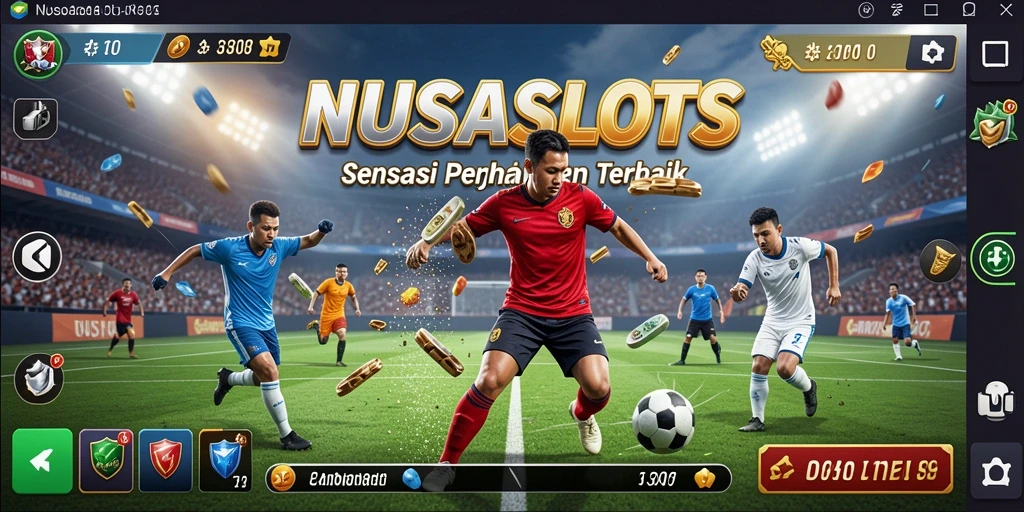 Tampilan gameplay seru dan interaktif dalam NUSASLOTS.
